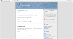 Desktop Screenshot of anselmsday.blogspot.com