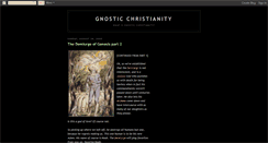 Desktop Screenshot of gnostic-christian.blogspot.com