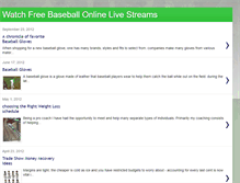 Tablet Screenshot of livebaseballstreaming.blogspot.com