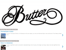 Tablet Screenshot of buttergallery.blogspot.com