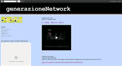 Desktop Screenshot of generazionenetwork.blogspot.com