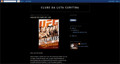 Desktop Screenshot of clubedalutacuritiba.blogspot.com