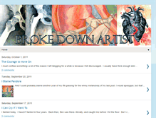 Tablet Screenshot of brokedownartist.blogspot.com