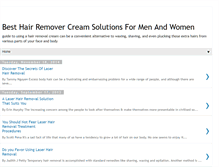 Tablet Screenshot of besthairremovercream.blogspot.com