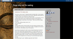Desktop Screenshot of dogsarenotforeating.blogspot.com
