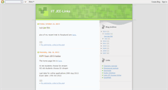 Desktop Screenshot of jee-links.blogspot.com