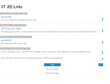 Tablet Screenshot of jee-links.blogspot.com