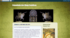 Desktop Screenshot of irmandadedosblogscatolicos.blogspot.com
