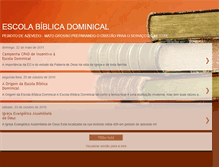 Tablet Screenshot of escoladominicalonline.blogspot.com