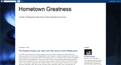 Desktop Screenshot of hometowngreatness.blogspot.com