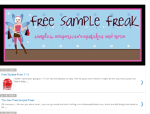 Tablet Screenshot of freesamplefreak.blogspot.com
