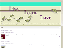 Tablet Screenshot of livelearnlove226.blogspot.com