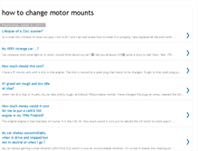 Tablet Screenshot of howtochangemotormounts.blogspot.com