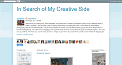 Desktop Screenshot of insearchofmycreativeside.blogspot.com