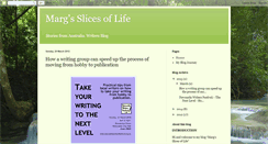 Desktop Screenshot of margsslicesoflife.blogspot.com