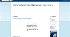Desktop Screenshot of imprumuturirapidedebani.blogspot.com
