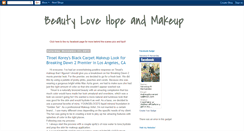 Desktop Screenshot of beautylovehopeandmakeup.blogspot.com