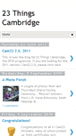 Mobile Screenshot of 23thingscambridge.blogspot.com