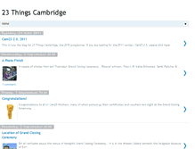 Tablet Screenshot of 23thingscambridge.blogspot.com