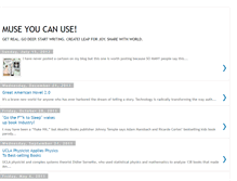 Tablet Screenshot of museyoucanuse-gina.blogspot.com