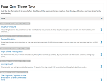 Tablet Screenshot of fouronethreetwo.blogspot.com
