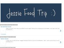 Tablet Screenshot of jessiefoodtrip.blogspot.com