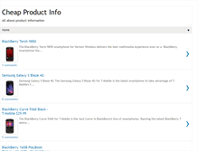 Tablet Screenshot of cheap-product-info.blogspot.com
