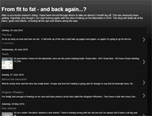 Tablet Screenshot of fromfittofatandbackagain.blogspot.com