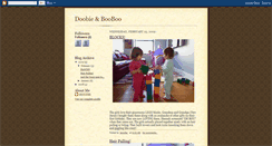 Desktop Screenshot of doobieandbooboo.blogspot.com