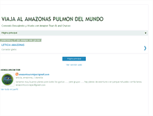 Tablet Screenshot of amazontoursviajes.blogspot.com