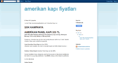 Desktop Screenshot of amerikankapimodellerim.blogspot.com