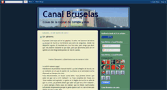 Desktop Screenshot of canalbruselas.blogspot.com