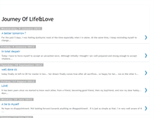 Tablet Screenshot of journeyoflifeandlove.blogspot.com