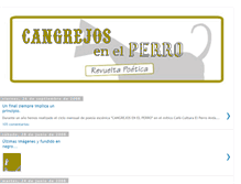 Tablet Screenshot of cangrejosenelperro.blogspot.com