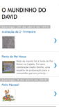 Mobile Screenshot of omundinhododavid.blogspot.com