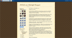 Desktop Screenshot of jogleonachopper.blogspot.com