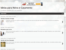Tablet Screenshot of noiva-casamento.blogspot.com