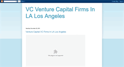 Desktop Screenshot of laventurecapital.blogspot.com