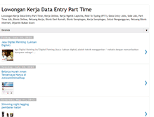 Tablet Screenshot of kerjadataentry-sukses.blogspot.com