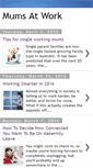 Mobile Screenshot of mumsandwork.blogspot.com