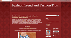 Desktop Screenshot of fashionshoestrend.blogspot.com