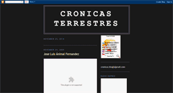 Desktop Screenshot of cronicas-terrestres.blogspot.com