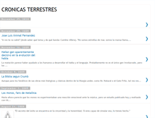 Tablet Screenshot of cronicas-terrestres.blogspot.com