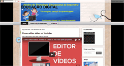 Desktop Screenshot of educacaodigital-nte.blogspot.com