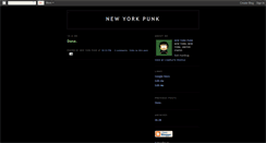 Desktop Screenshot of newyorkpunk.blogspot.com