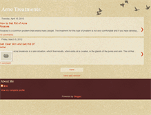Tablet Screenshot of ericacne-treatments.blogspot.com