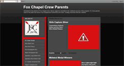Desktop Screenshot of foxchapelcrewparents.blogspot.com