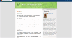 Desktop Screenshot of masterpersonalfitnesstrainer.blogspot.com