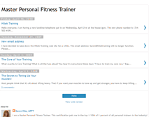 Tablet Screenshot of masterpersonalfitnesstrainer.blogspot.com