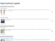 Tablet Screenshot of mojekuchennezapiski.blogspot.com